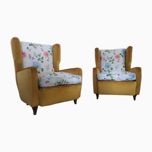 Poltrone vintage di Gio Ponti, anni '50, set di 2