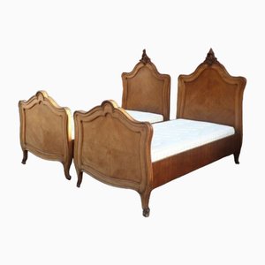 Antike französische Betten, 1880, 2er Set