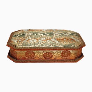 Spanische Jugendstil Stoffdose, 1930er