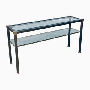 Hollywood Regency Slender Two Tier Console, Netherlands, 1970s