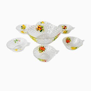 Mid-Century Glas Locher Set, 1960er, 7 . Set