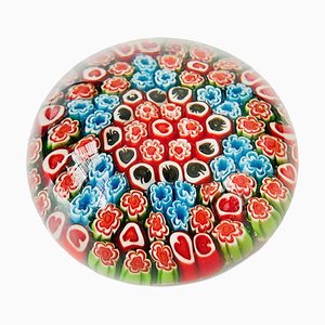 Vintage Murano Millefiori Papier Presse, 1970s