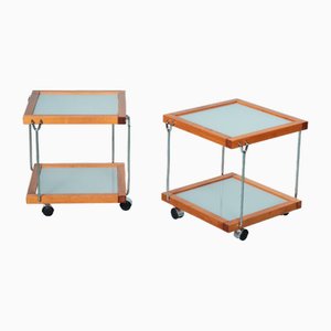 Comodini vintage attribuiti a Deens, set di 2