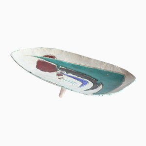 Abstract Ceramic Bowl by Hugria, 1960s