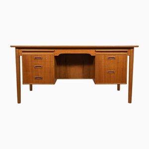 Mid-Century Freestanding Teak Desk, Denmark, 1960s