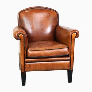 Vintage Sessel aus Schafsleder