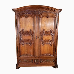 Louis XIV Wardrobe in Oak