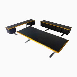 Set da ufficio di Warren Platner per Knoll International, anni '70, set di 3