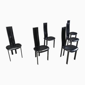 Vintage Postmodern Dining Chairs from Cattelan, 1980s, Set of 6