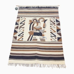 Vintage Bohemian Kilim Wall Hanging Rug, 1970s