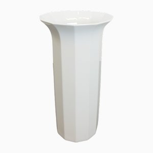 Large Floor Vase in Porcelain by Tapio Wirkkala for Rosenthal Polygon Studio Line, Germany, 1980s