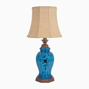 Large Vintage Middle East Table Lamp in Ceramic, 1950s