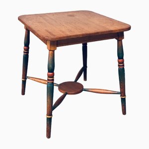 Amsterdam School Painted Side Table, Netherlands, 1920s