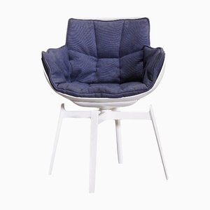 White Swivel Husk Chair by Patricia Urquiola for B&B Italia, 2010s
