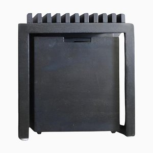 Black Cutter Stool and Box by Niels Hvass for Skagerak & Fritz Hansen, 2000s