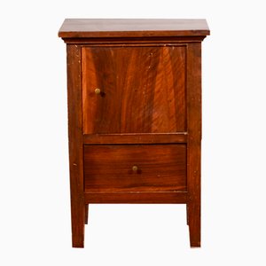 19th Century Walnut Bedside Table
