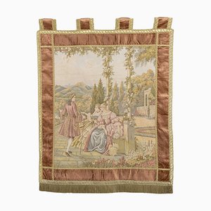 Vintage Rococo Tapestry Wall Hanging, Belgium, 1970s