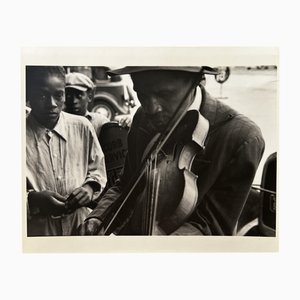 Ben Shahn, Blind Street Musician, 1970, Photograph