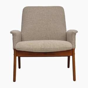 Silla danesa vintage de Alf Svensson para Fritz Hansen, años 60