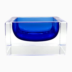 Scodella in vetro di Murano di Alessandro Mandruzzato, anni '70