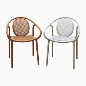 Sillas de jardín Pedrali vintage. Juego de 14