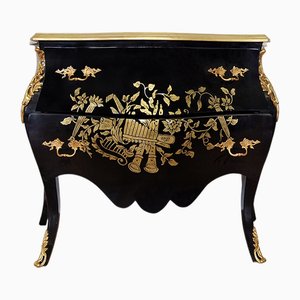 Dresser in Black Lacquered Wood, 1990s