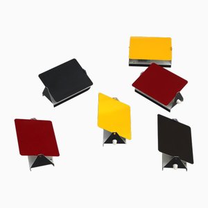 Mod. Moderne Mid-Century. Appliques CP1 par Charlotte Perriand pour Steph Simon, 1960s, Set de 6