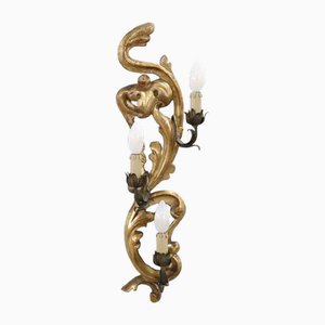 Vintage Sconce in Giltwood, 1930s
