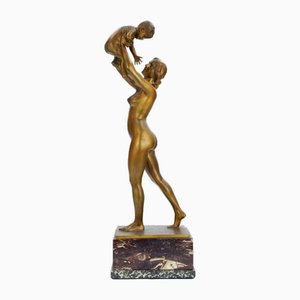 Johannes Boese, Mother Happiness, 1910, Bronze