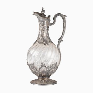 Napoleon III. Silber- und Kristallkrug, 19. Jh.