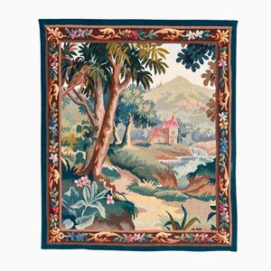 Small 20th Century French Aubusson Tapestry, 1970s