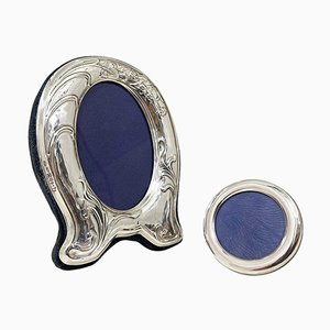Italian Silver Photo -Picture Frames by Livi Giancarlo, Firenze, 1960s, Set of 2