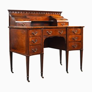 Edwardian Mahogany Carlton House Desk, 1900