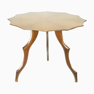 Italienischer Art Deco Rauchtisch aus Holz, 1930er