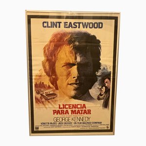 Póster de la autorización para matar del Eiger, 1975