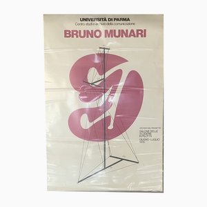 Study Center and Communication Archive Exhibition Poster by Bruno Munari, 1979