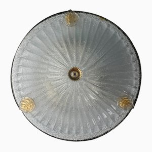Lámpara de techo de cristal de Murano, Italia, años 90