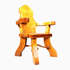 Vintage Brutalist Armchair, 1960s