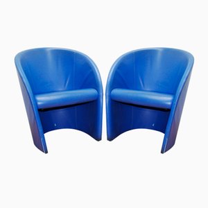 Butacas vintage de Poltrona Frau. Juego de 2