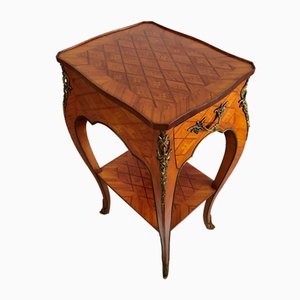 Tavolino intarsiato Luigi XV, anni '50