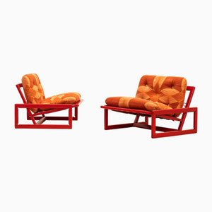 Carlotta Sessel von Tobia & Afra Scarpa für Cassina, 1970, 2er Set