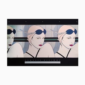 Patrick Nagel, Schwimmer, Lithographie, 1970er