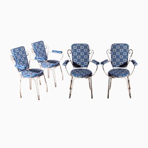Chaises de Jardin Vintage, 1950, Set de 4
