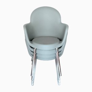Model Gogo Chairs by Marcello Ziliani for Sintesi, 1980s, Set of 4