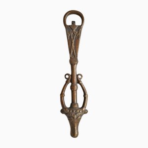 Vintage Kuh Flaschenöffner aus Messing, 1920er