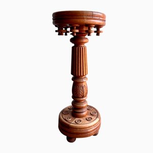 Pilar Decorativo de Madera de Roble