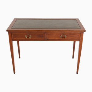 Sheraton Revival Mahogany Desk, 1880s