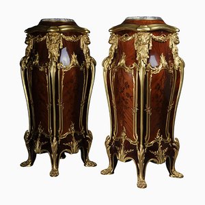 20th Century Ormolu Pedestals in the style of Joseph-Emmanuel Zwiener, Set of 2