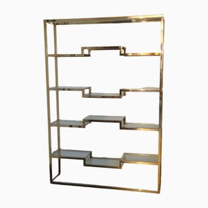 23 CT Gilded Shelves by Dewulf Selection for Belgo Chrom / Dewulf Selection, 1970s