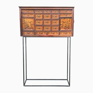 18th Century Italian Provincial Marquetry Cabinet, 1780